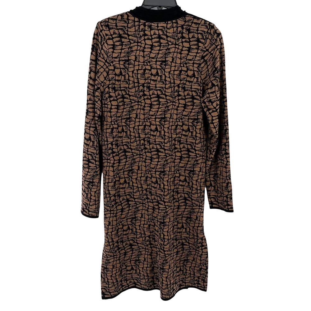 Exclusively Misook Reptile Print Button Front Dus… - image 5